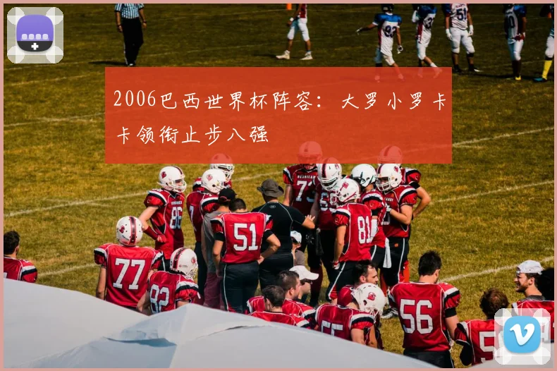 2006巴西世界杯阵容：大罗小罗卡卡领衔止步八强