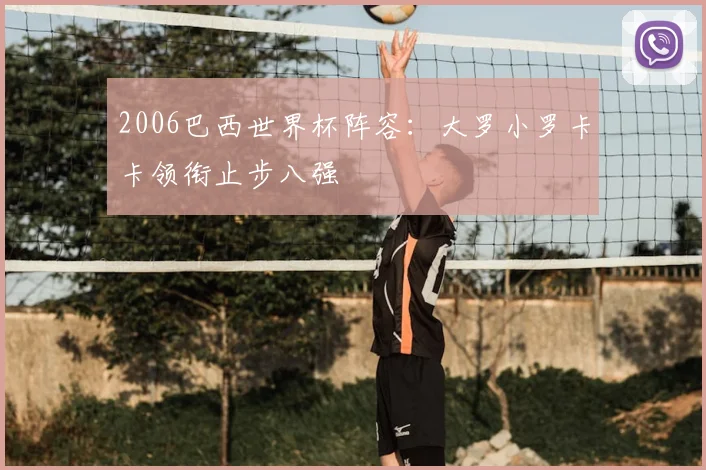 2006巴西世界杯阵容:大罗小罗卡卡领衔止步八强