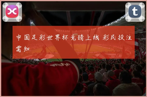 中国足彩世界杯竞猜上线 彩民投注需知